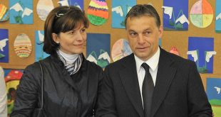 Виктор Орбан с супругой Анико Леваи