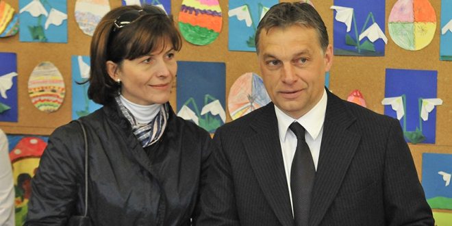 Виктор Орбан с супругой Анико Леваи